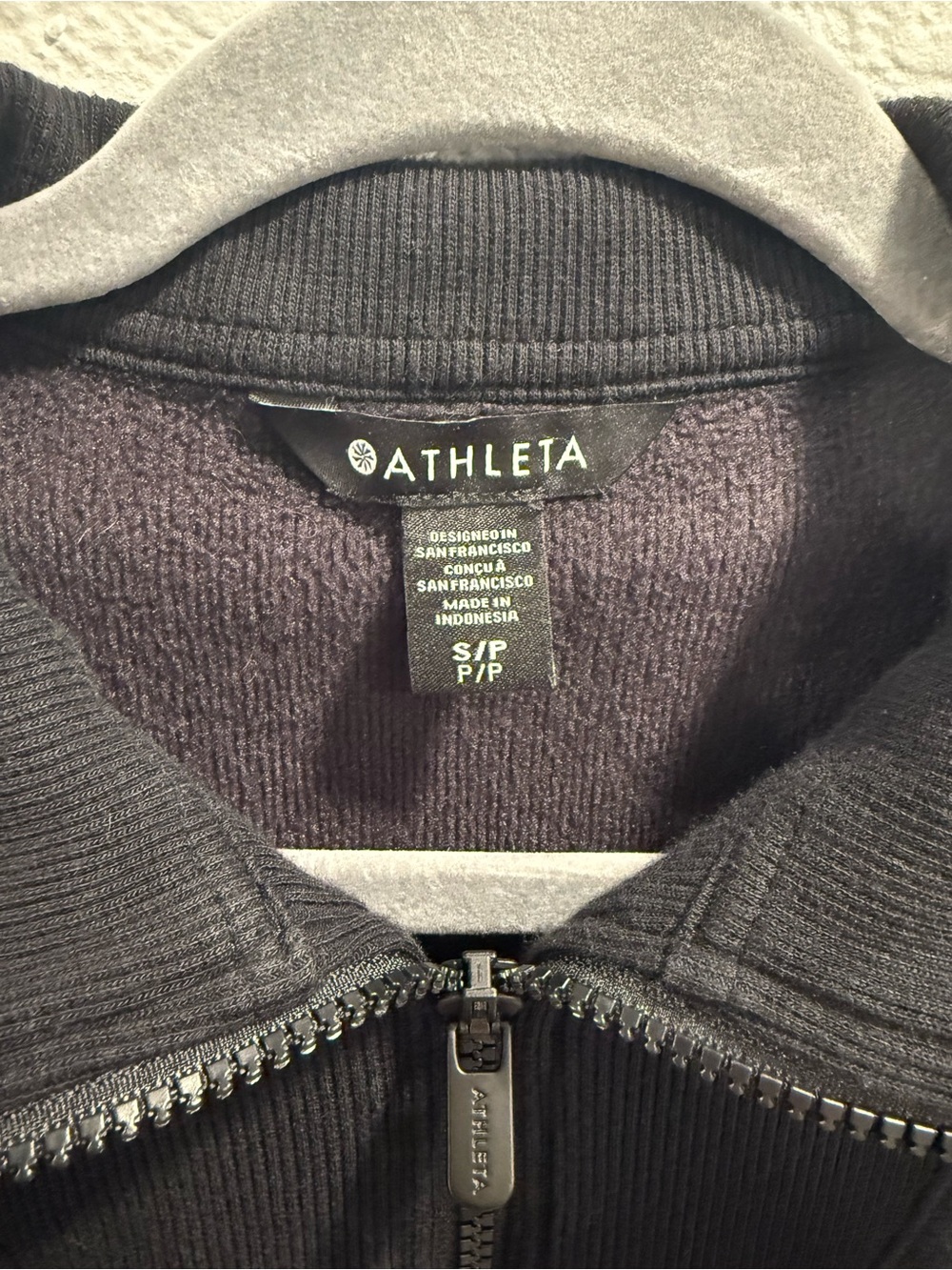 Athleta Black Fleece 1/4 Zip Dress - Small